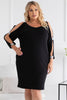 Plus size dress model 191383 Karko