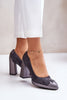 Block heel pumps model 201728 Step in style