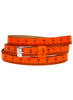 Il MEZZOMETRO Mod. FLUO - Bracciale in pelle/leather bracelet-0