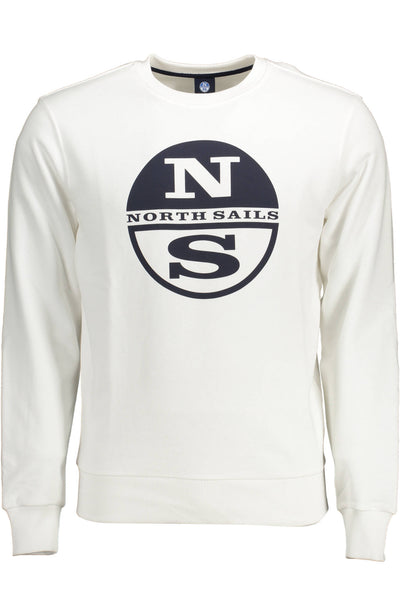 NORTH SAILS SWEATSHIRT WITHOUT ZIP MAN WHITE-0